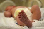 Newborn baby feet, NICU